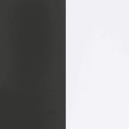 Salão Kenzo Branco brilhante - Cinzento antracite 200 x 46 x 41 cm