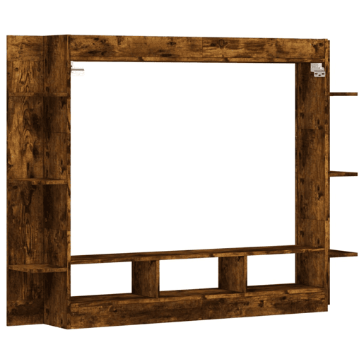 Móvel de TV - Modulo de TV - Armário de TV 152x22x113 cm derivados de madeira carvalho fumado