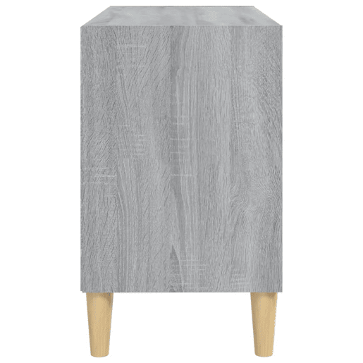 Móvel de TV - Modulo de TV - Armário de TV com pernas de madeira 69,5x30x50 cm cinzento sonoma