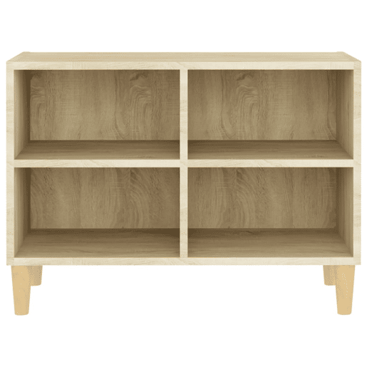 Móvel de TV - Modulo de TV - Armário de TV com pernas de madeira 69,5x30x50 cm carvalho sonoma