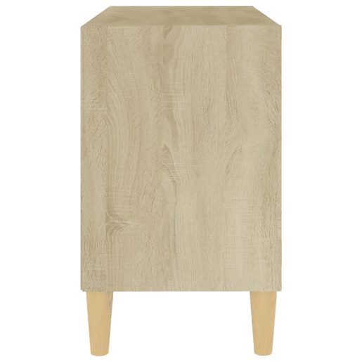 Móvel de TV - Modulo de TV - Armário de TV com pernas de madeira 69,5x30x50 cm carvalho sonoma