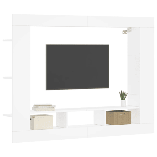 Móvel de TV - Modulo de TV - Armário de TV 152x22x113 cm derivados de madeira branco
