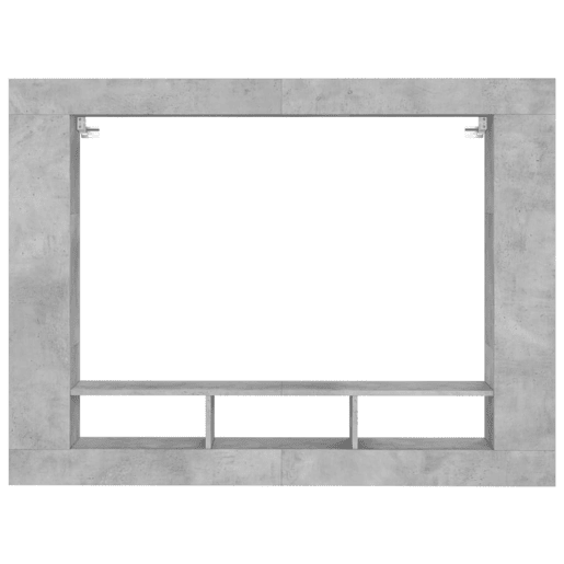 Móvel de TV - Modulo de TV - Armário de TV 152x22x113 cm derivados de madeira cinzento cimento