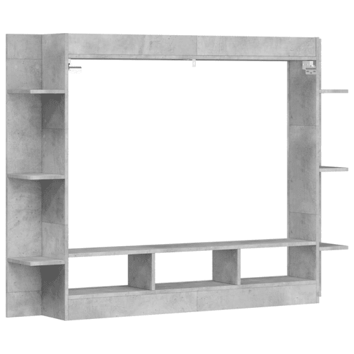 Móvel de TV - Modulo de TV - Armário de TV 152x22x113 cm derivados de madeira cinzento cimento