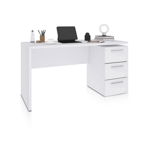 Mesa de escrita Sasha Artik White (Branco mate) 138 x 74 x 60 cm
