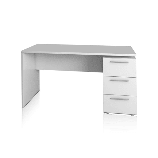 Mesa de escrita Sasha Artik White (Branco mate) 138 x 74 x 60 cm