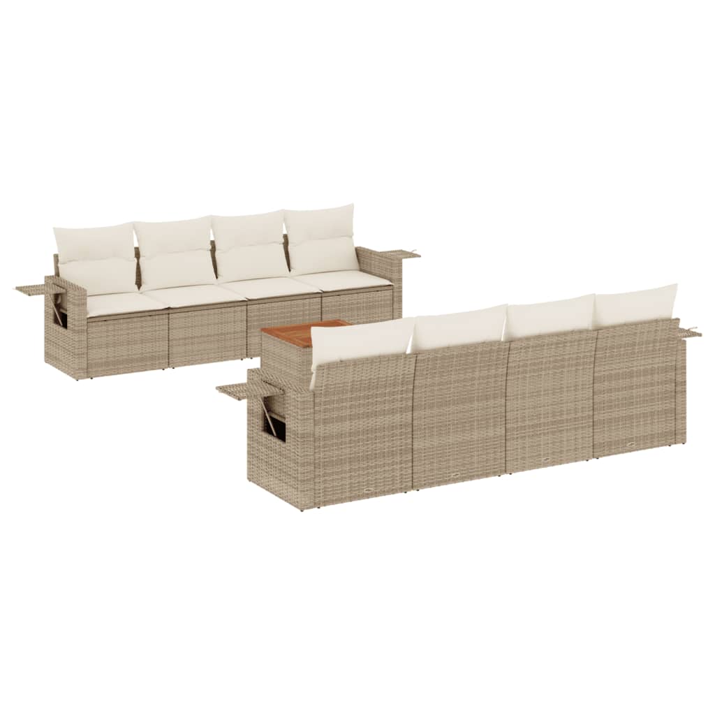 Juego De Sofás Para Jardín Blanco/ Beige