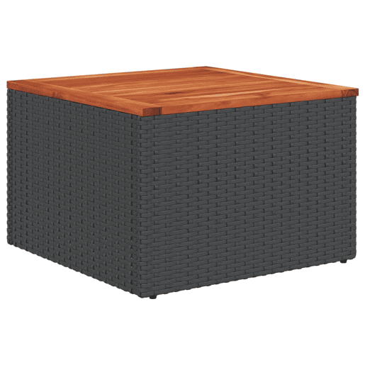 vidaXL 9 pcs conjunto de sofás p jardim c almofadões vime PE preto vidaXL 9 pcs conjunto de sofás p jardim c almofadões vime PE preto