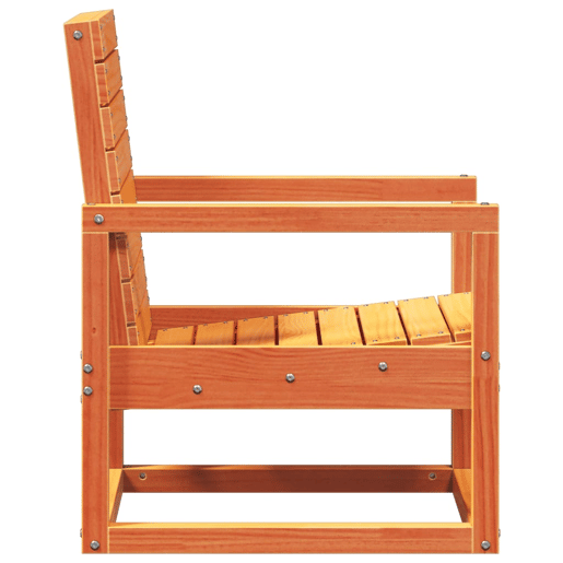 vidaXL Cadeira de jardim 57,5x63x76 cm pinho maciço castanho-mel vidaXL Cadeira de jardim 57,5x63x76 cm pinho maciço castanho-mel
