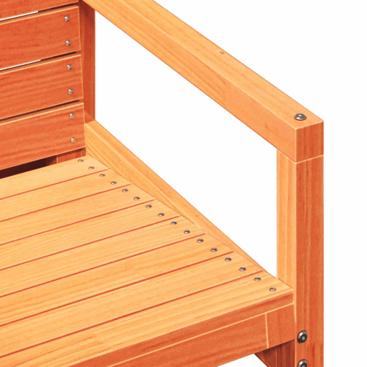 vidaXL Cadeira de jardim 57,5x63x76 cm pinho maciço castanho-mel vidaXL Cadeira de jardim 57,5x63x76 cm pinho maciço castanho-mel
