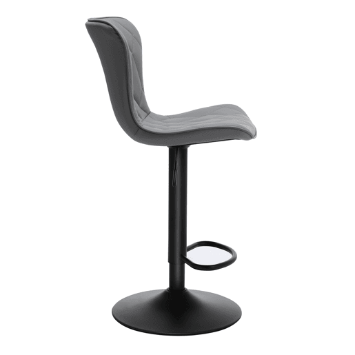 2 conjuntos de bancos altos rotativos modernos, ajustáveis e acolchoados com design de diamante e footstool - perfeito para cozinhas ou bares