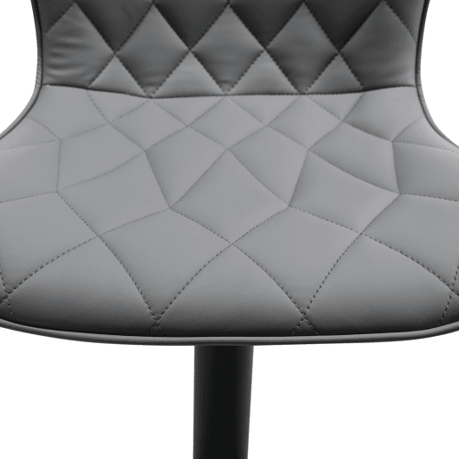2 conjuntos de bancos altos rotativos modernos, ajustáveis e acolchoados com design de diamante e footstool - perfeito para cozinhas ou bares