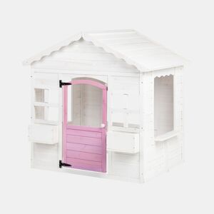 Casa de brincar para jardim NIKAIA Madeira de abeto Branco