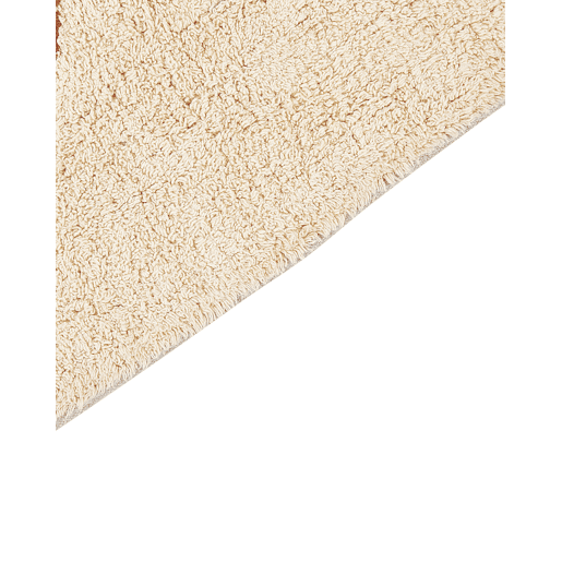 Tapete casa de banho ESME Creme 50 x 80 cm Algodão