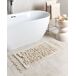 Beliani Alfombrilla de baño OLTAN Beliani Alfombrilla de baño OLTAN Beige