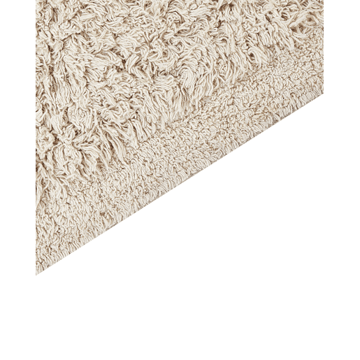 Tapete casa de banho OLTAN Creme 50 x 80 cm Algodão