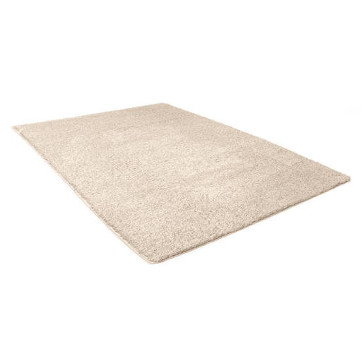 Tapete liso AMBIHOME CARACAS 02 - Bege, pelo alto, 160x230cm