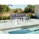 Beliani Conjunto de jardín ERICHE Beliani Conjunto de jardín ERICHE Gris Oscuro