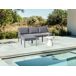 Beliani Conjunto de jardín ERICHE Beliani Conjunto de jardín ERICHE Gris Oscuro
