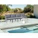 Beliani Conjunto de jardín ERICHE Beliani Conjunto de jardín ERICHE Gris Oscuro