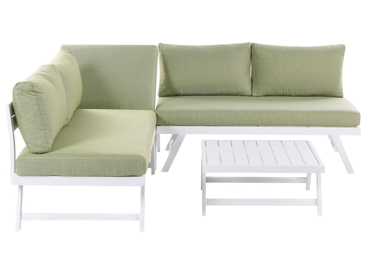 Beliani Conjunto de jardín COCCORINO Gris