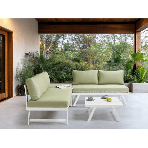 Beliani Conjunto lounge COCCORINO Beliani Conjunto lounge COCCORINO