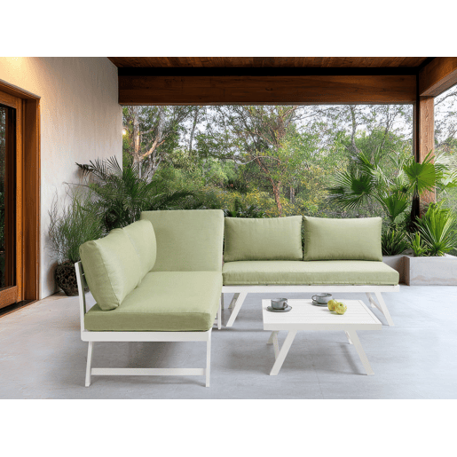 Beliani Conjunto lounge COCCORINO Beliani Conjunto lounge COCCORINO