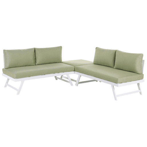 Beliani Conjunto lounge COCCORINO Beliani Conjunto lounge COCCORINO