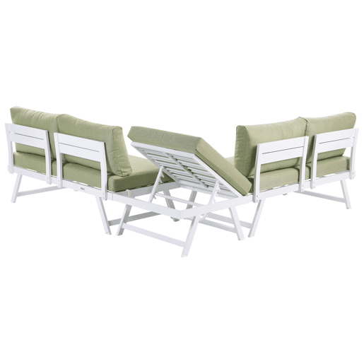 Beliani Conjunto lounge COCCORINO Beliani Conjunto lounge COCCORINO