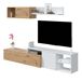 Pack muebles de salón moderno Pack muebles de salón moderno Blanco/ Madera