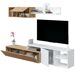 Pack muebles de salón moderno Pack muebles de salón moderno Blanco/ Madera