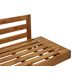Beliani Sofá de jardín Madera de acacia con certificado FSC® MARETTIMO Beliani Sofá de jardín Madera de acacia con certificado FSC® MARETTIMO Blanco/ Madera