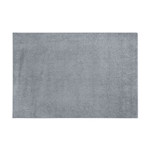 Tapete liso AMBIHOME KIND 03 - Cinza escuro, pelo baixo, 200x300cm