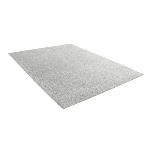 Tapete liso AMBIHOME KIND 04 - Cinza claro, pelo baixo, 57x150cm