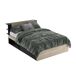 Cama matrimonio Life con cabecero y cajones Cama matrimonio Life con cabecero y cajones Negro/ Madera