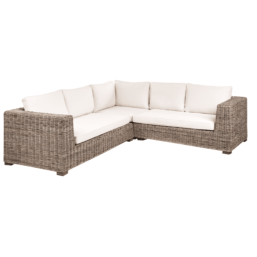 Beliani Conjunto lounge Rattanvime RINELLA Beliani Conjunto lounge Rattanvime RINELLA