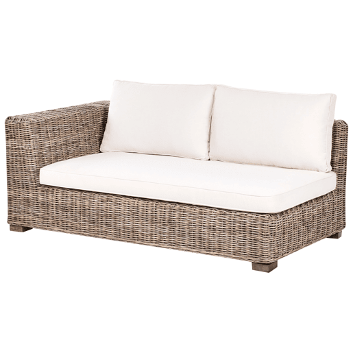 Beliani Conjunto lounge Rattanvime RINELLA Beliani Conjunto lounge Rattanvime RINELLA