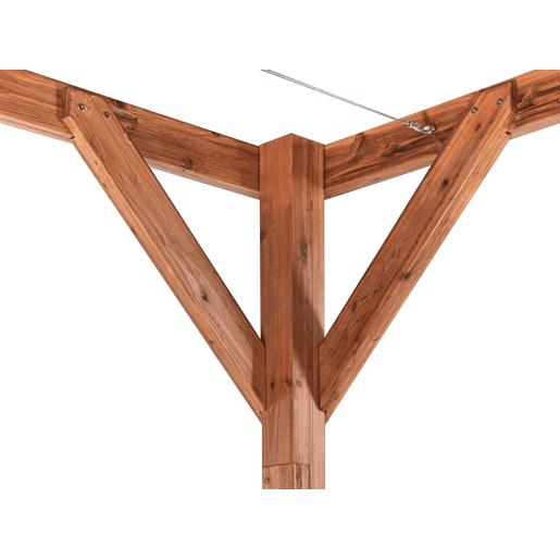 Beliani Pérgola de jardim VILLAROSA