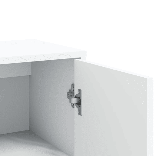vidaXL Aparadores 3 pcs 60x31x84 cm derivados de madeira branco