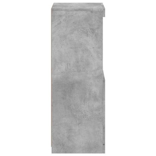 vidaXL Aparador com luzes LED 41x37x100 cm cinzento cimento vidaXL Aparador com luzes LED 41x37x100 cm cinzento cimento