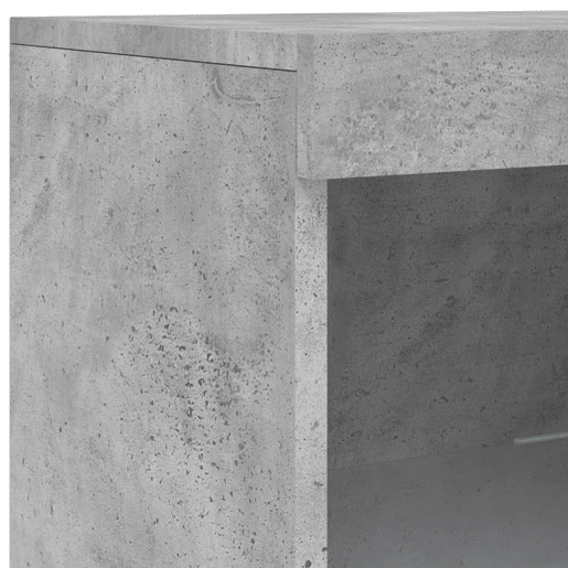 vidaXL Aparador com luzes LED 41x37x100 cm cinzento cimento vidaXL Aparador com luzes LED 41x37x100 cm cinzento cimento