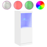 vidaXL Aparador com luzes LED 41x37x100 cm branco