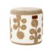 Beliani Puf DIMAN Beliani Puf DIMAN Blanco/ Beige
