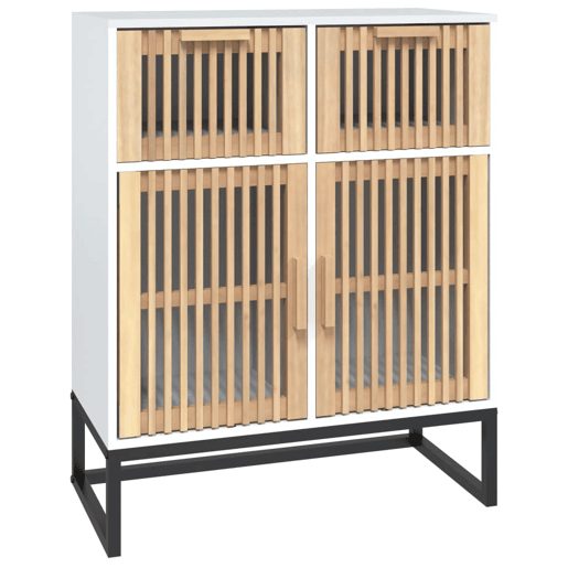 vidaXL Aparador 60x30x75 cm derivados de madeira branco vidaXL Aparador 60x30x75 cm derivados de madeira branco