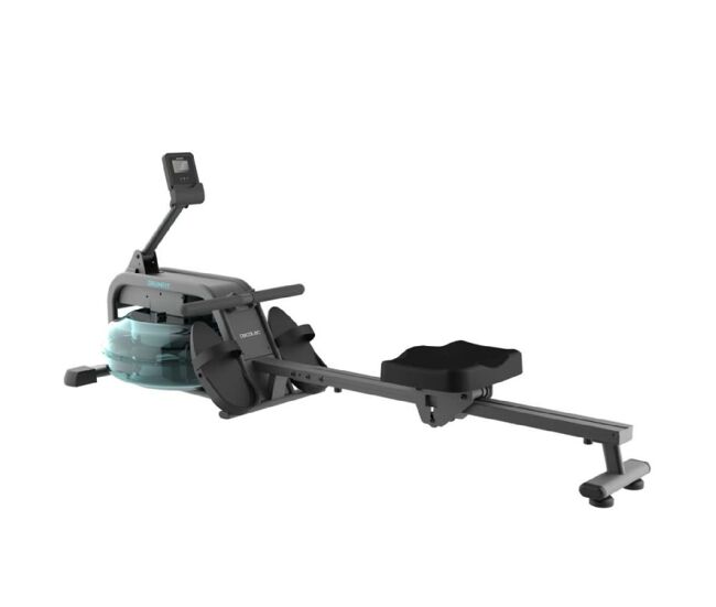 Cecotec máquina de remo de agua drumfit rower 10000 neptuno. tanque de agua 13 litros de capacidad, sillín ajustable