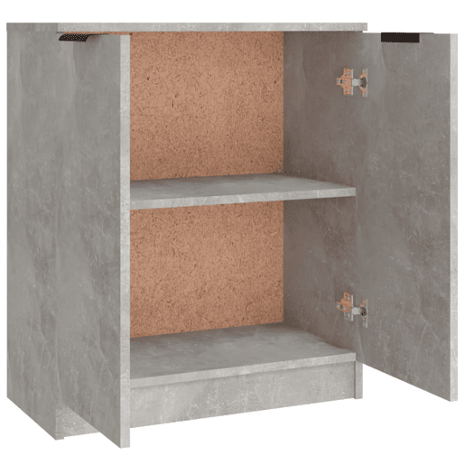 vidaXL Aparadores 3 pcs derivados de madeira cinzento cimento
