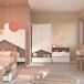 Armario Juvenil 2 Puertas y Cajón Dormitorio Moderno Armario Juvenil 2 Puertas y Cajón Dormitorio Moderno Blanco/ Madera