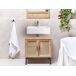 Beliani Armario de baño ROSELL Beliani Armario de baño ROSELL Madera Clara