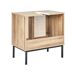 Beliani Armario de baño ROSELL Beliani Armario de baño ROSELL Madera Clara
