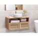 Beliani Armario de baño ROSELL Beliani Armario de baño ROSELL Madera Clara
